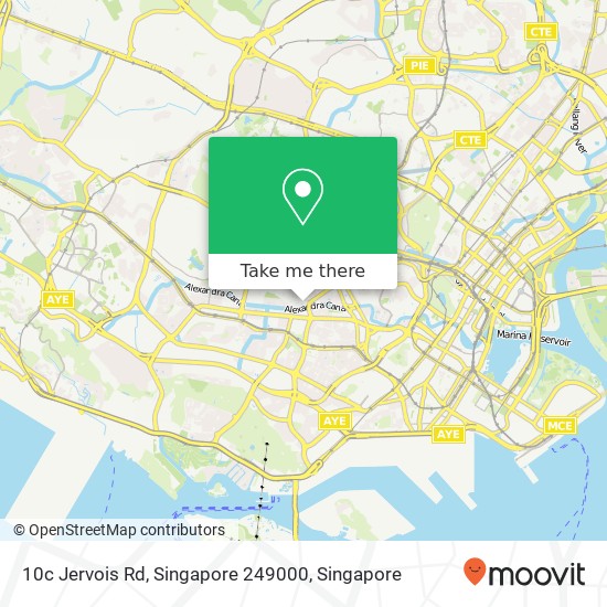 10c Jervois Rd, Singapore 249000地图