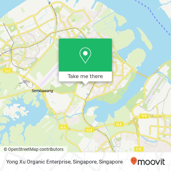 Yong Xu Organic Enterprise, Singapore map