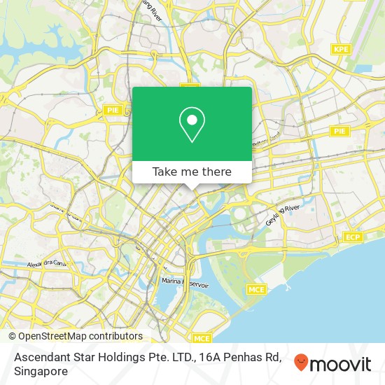 Ascendant Star Holdings Pte. LTD., 16A Penhas Rd地图