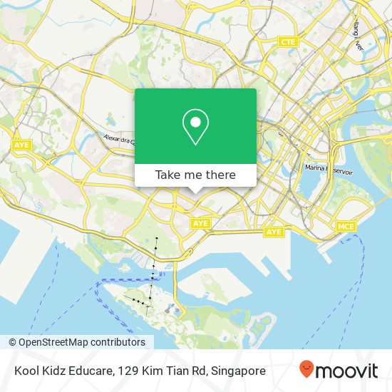 Kool Kidz Educare, 129 Kim Tian Rd地图