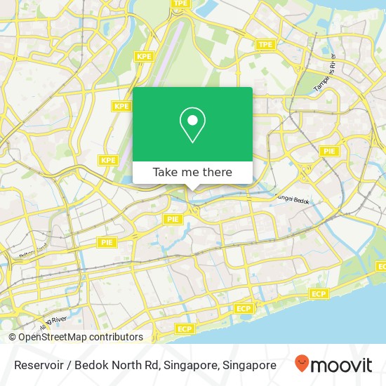 Reservoir / Bedok North Rd, Singapore地图