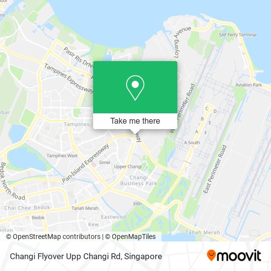 Changi Flyover Upp Changi Rd map