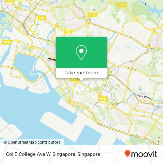 Col E College Ave W, Singapore地图