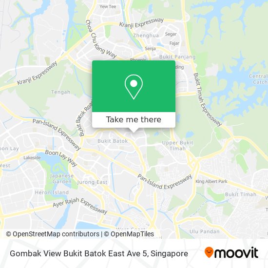 Gombak View Bukit Batok East Ave 5 map