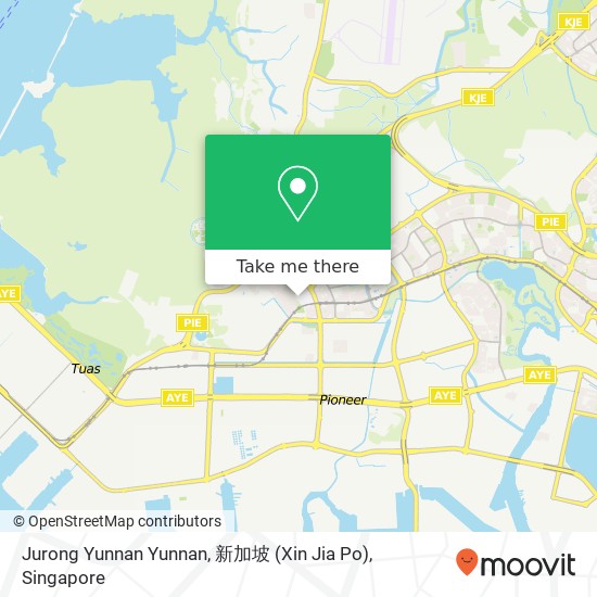 Jurong Yunnan Yunnan, 新加坡 (Xin Jia Po)地图