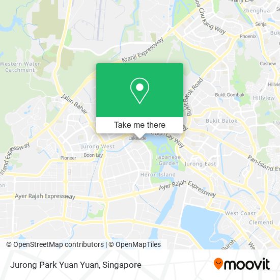 Jurong Park Yuan Yuan map