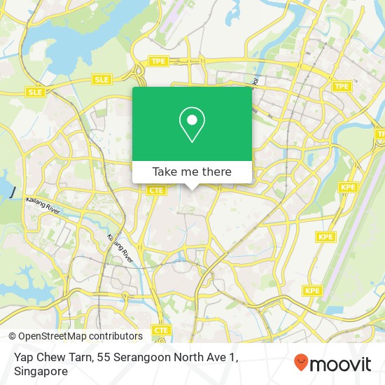 Yap Chew Tarn, 55 Serangoon North Ave 1地图