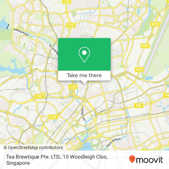 Tea Brewtique Pte. LTD., 10 Woodleigh Clos map