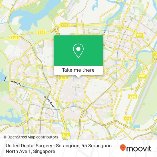 United Dental Surgery - Serangoon, 55 Serangoon North Ave 1 map