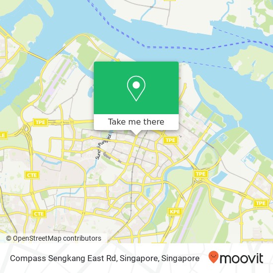 Compass Sengkang East Rd, Singapore map