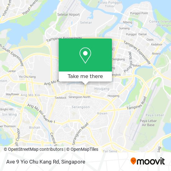 Ave 9 Yio Chu Kang Rd map