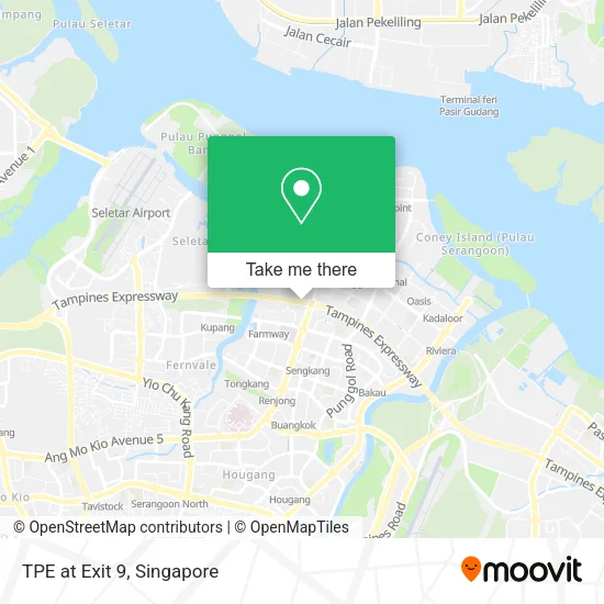 TPE at Exit 9 map
