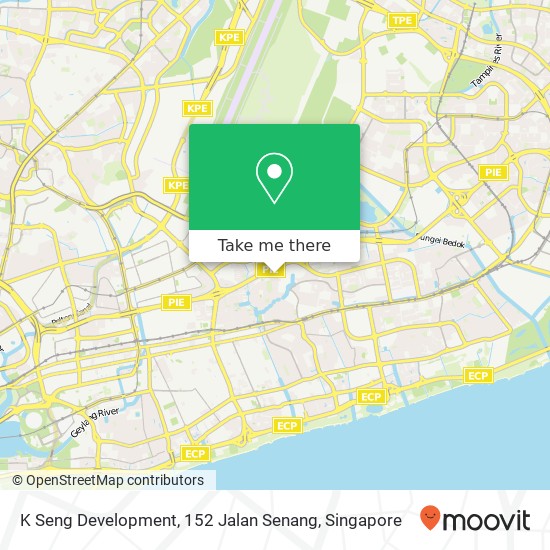 K Seng Development, 152 Jalan Senang map