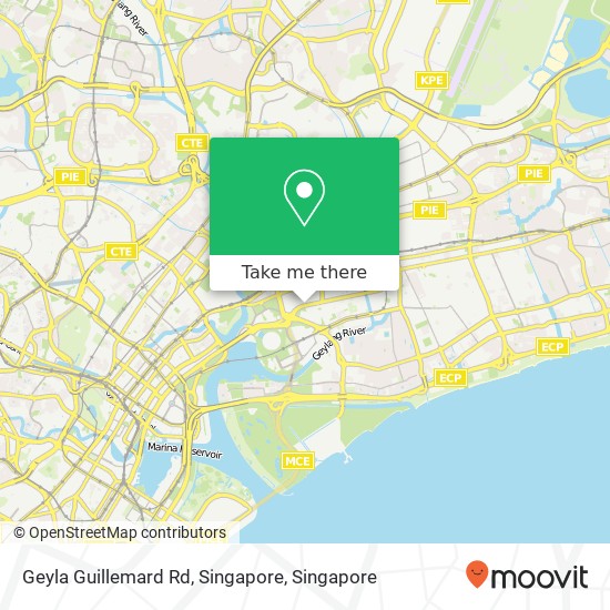 Geyla Guillemard Rd, Singapore地图