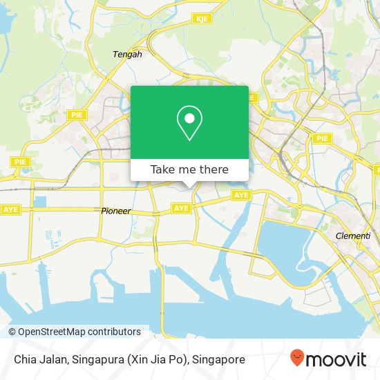 Chia Jalan, Singapura (Xin Jia Po) map