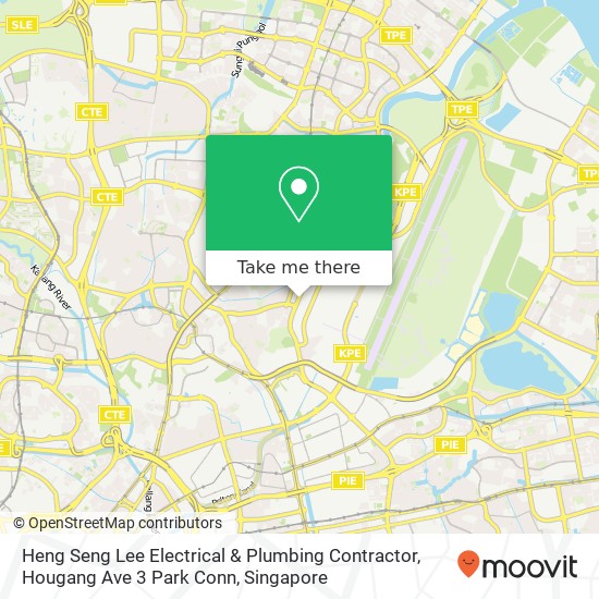 Heng Seng Lee Electrical & Plumbing Contractor, Hougang Ave 3 Park Conn地图