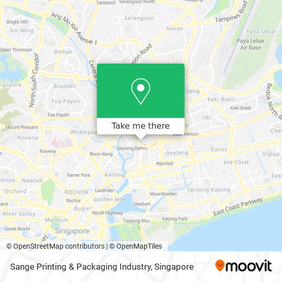 Sange Printing & Packaging Industry map