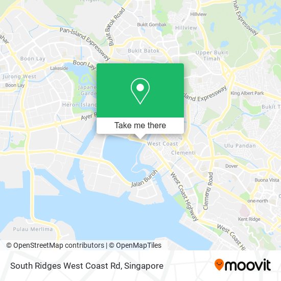 South Ridges West Coast Rd map