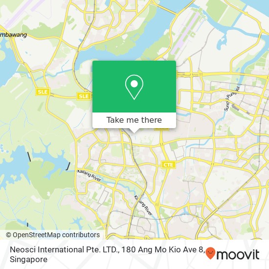 Neosci International Pte. LTD., 180 Ang Mo Kio Ave 8地图