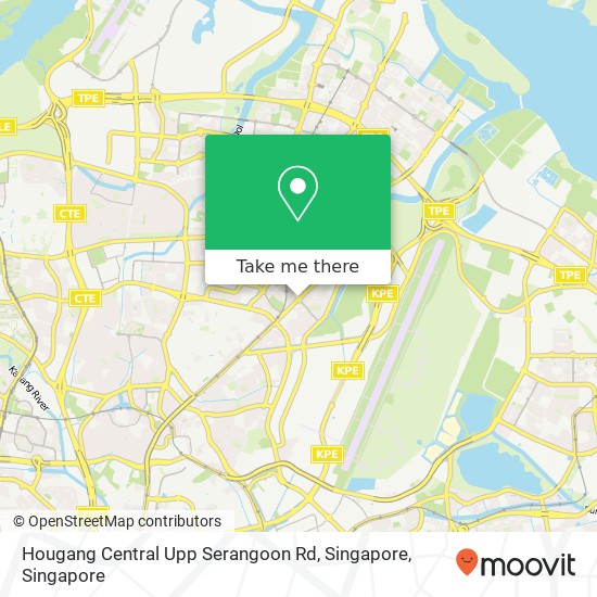 Hougang Central Upp Serangoon Rd, Singapore map