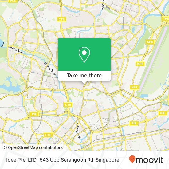 Idee Pte. LTD., 543 Upp Serangoon Rd地图