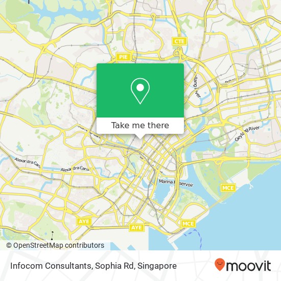 Infocom Consultants, Sophia Rd map