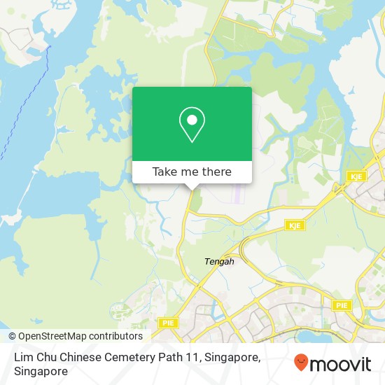 Lim Chu Chinese Cemetery Path 11, Singapore map