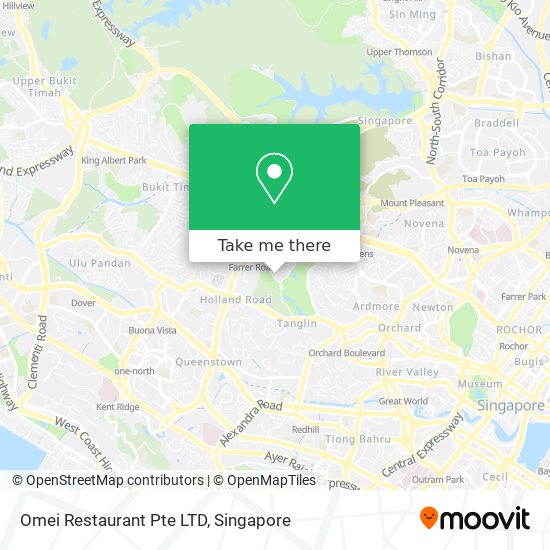 Omei Restaurant Pte LTD地图
