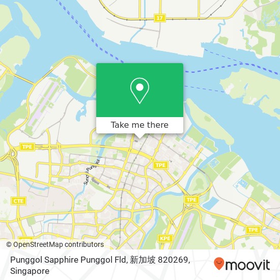 Punggol Sapphire Punggol Fld, 新加坡 820269地图