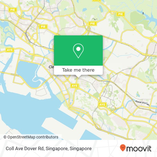 Coll Ave Dover Rd, Singapore地图