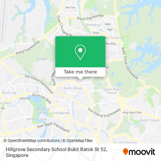 Hillgrove Secondary School Bukit Batok St 52地图