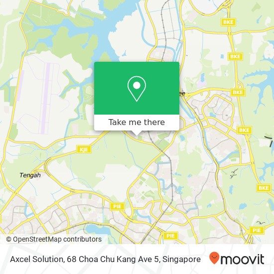 Axcel Solution, 68 Choa Chu Kang Ave 5 map