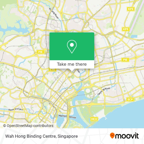 Wah Hong Binding Centre map