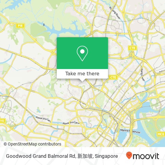 Goodwood Grand Balmoral Rd, 新加坡 map