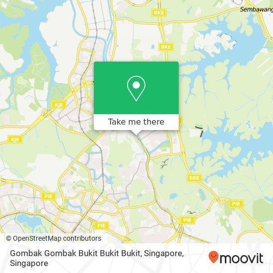 Gombak Gombak Bukit Bukit Bukit, Singapore地图