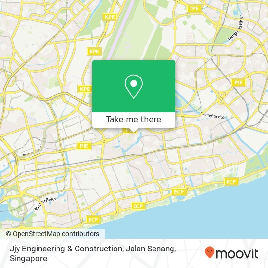 Jjy Engineering & Construction, Jalan Senang map