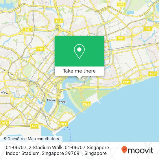 01-06 / 07, 2 Stadium Walk, 01-06 / 07 Singapore Indoor Stadium, Singapore 397691 map