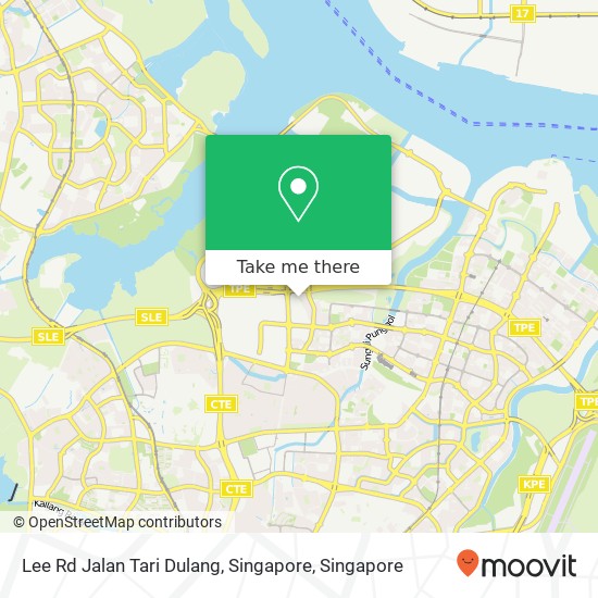 Lee Rd Jalan Tari Dulang, Singapore map
