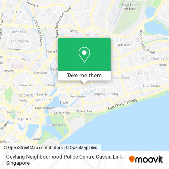 Geylang Neighbourhood Police Centre Cassia Link map