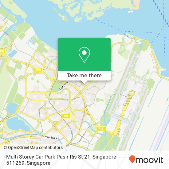 Multi Storey Car Park Pasir Ris St 21, Singapore 511269地图