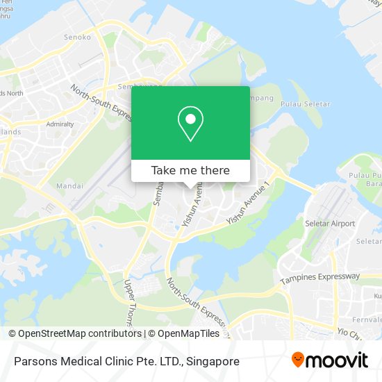 Parsons Medical Clinic Pte. LTD. map