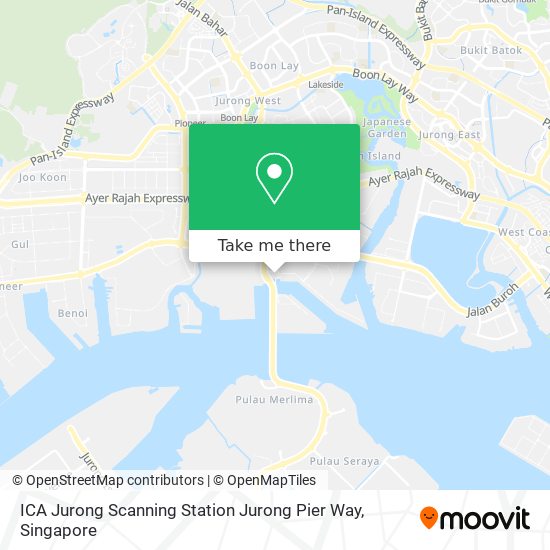 ICA Jurong Scanning Station Jurong Pier Way map