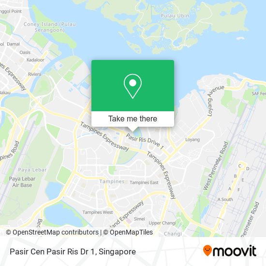 Pasir Cen Pasir Ris Dr 1 map