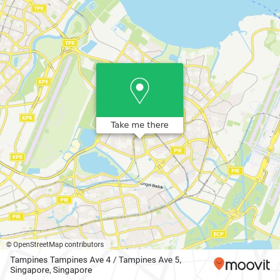 Tampines Tampines Ave 4 / Tampines Ave 5, Singapore map