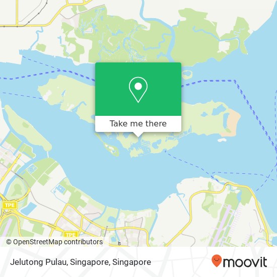 Jelutong Pulau, Singapore map