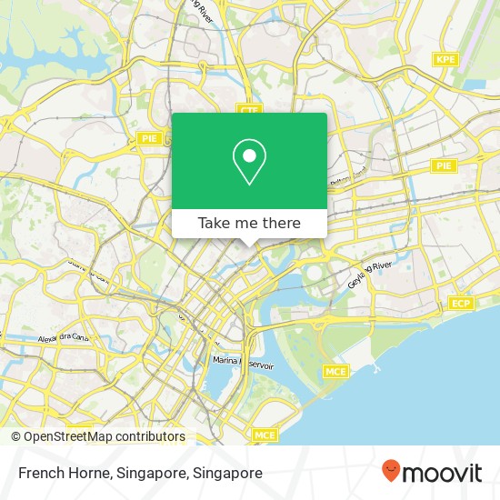 French Horne, Singapore map