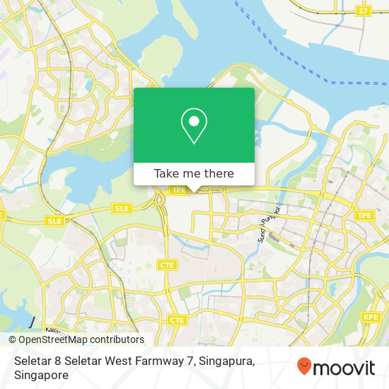 Seletar 8 Seletar West Farmway 7, Singapura map