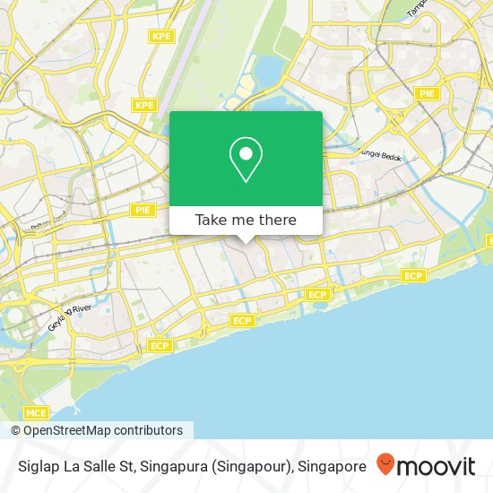 Siglap La Salle St, Singapura (Singapour) map