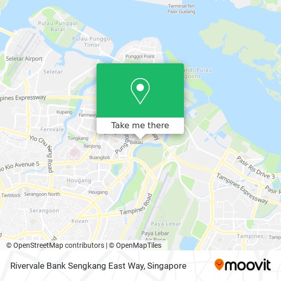 Rivervale Bank Sengkang East Way map