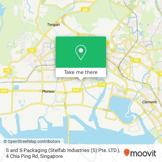 S and S Packaging (Stelfab Industries (S) Pte. LTD.), 4 Chia Ping Rd map